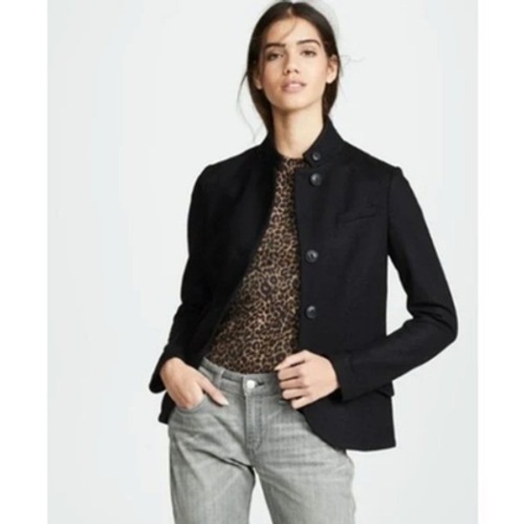 Rag & Bone Slade Blazer 100% Wool Tailored Fit Blazer Size 4 - Picture 11 of 13